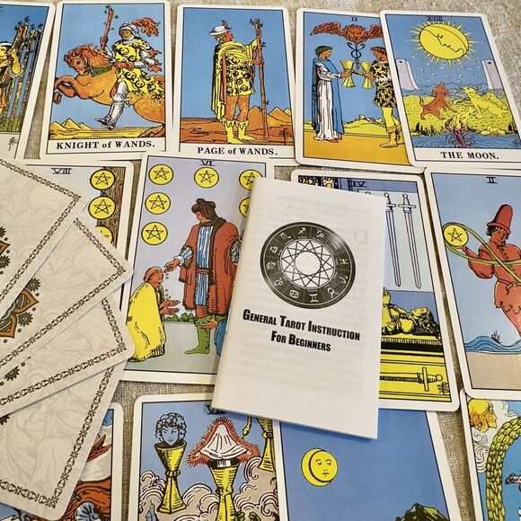 Original size tarot cards deck 3"x 5" 78 Cards Radiant Wise Spirit Tarot Pouch - Picture 13 of 16